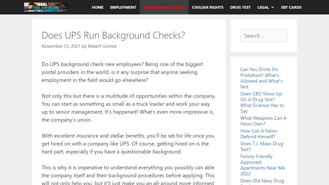 UPS Background Check 2022 - How long Does it take?